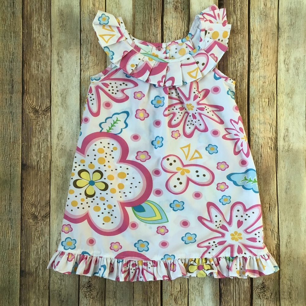 Zuccini Floral Ruffle Dress